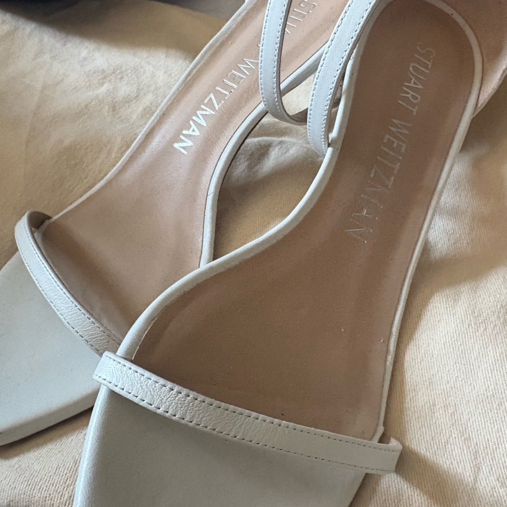 Stuart Weitzman Women's White Heels